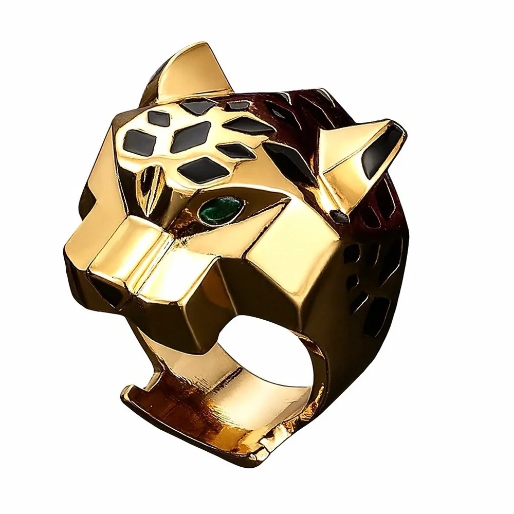 New Gold Panther Statement Ring